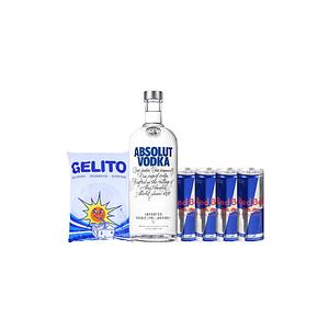 pack absolut+4 redbull+gelo 2kg — entrega ao domicílio